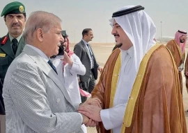 pm shehbaz departs for doha after successful visit to saudi arabia