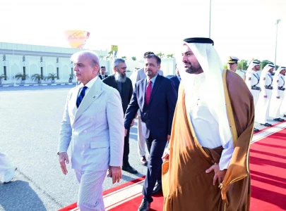 pm shehbaz reaches doha on two day official visit pm shehbaz reaches doha on two day official visit