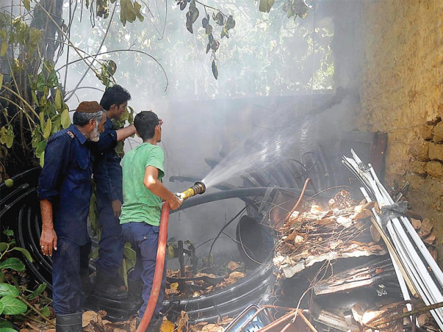 even though fire fighters in the province are not earning as much money the new breed of extoritionists in the city have targeted them the fire station in baldia received a bhatta chit for rs200 000 photo file even though fire fighters in the province are not earning as much money the new breed of extoritionists in the city have targeted them the fire station in baldia received a bhatta chit for rs200 000 photo file