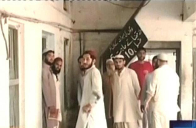 a screengrab showing one of the madrassas that was raided a screengrab showing one of the madrassas that was raided