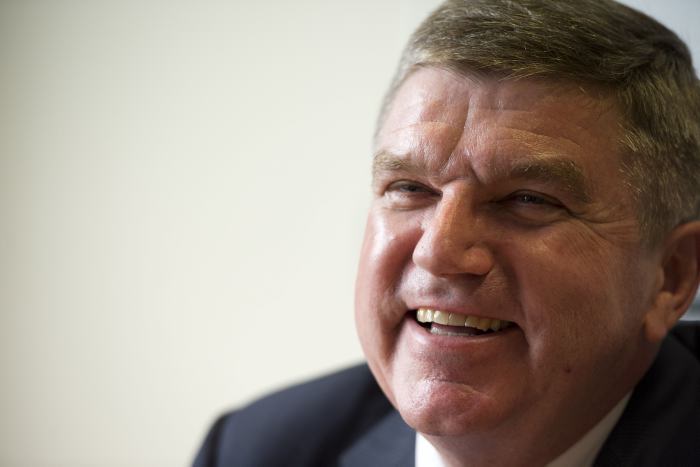 bach the first olympic gold medallist to become ioc president said he wanted to see more involvement from locals photo afp