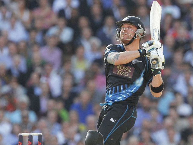 mccullum was the star of the show as his unbeaten half century handed wolves a defeat in their opening qualifying round match yesterday photo file afp mccullum was the star of the show as his unbeaten half century handed wolves a defeat in their opening qualifying round match yesterday photo file afp