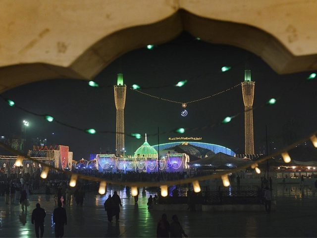 devotees gather at the shrine of sufi saint data ganj bakhsh in lahore photo afp