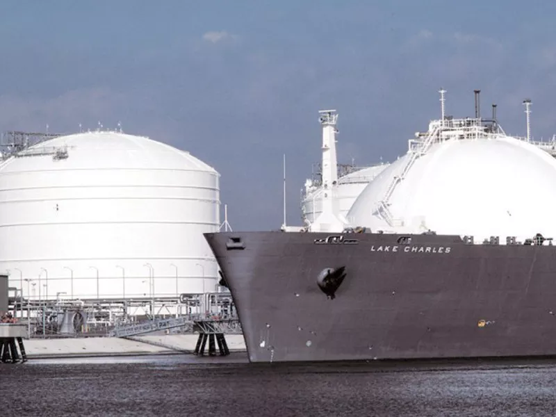 the project structure involves lng processing plant and storage tanks mounted on a ship the fsru which will be anchored along one of the existing or new berths photo file the project structure involves lng processing plant and storage tanks mounted on a ship the fsru which will be anchored along one of the existing or new berths photo file