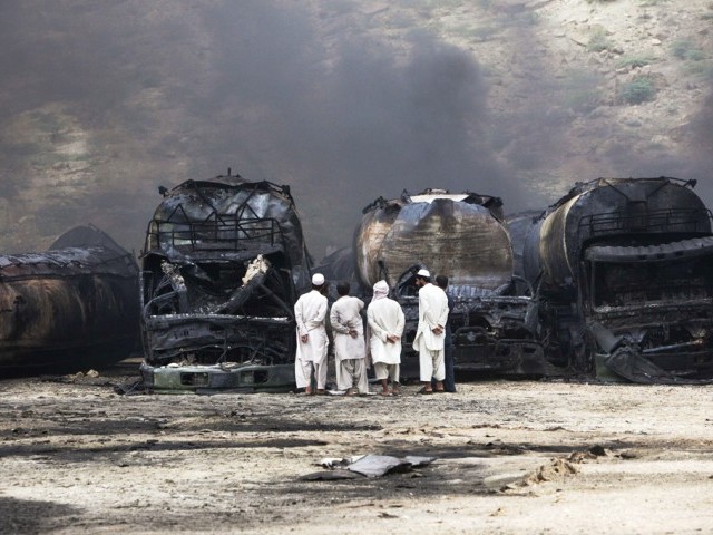 quot we arrested a gang of 12 people who have been involved in destroying nato containers quot said corps spokesman abdul wassey photo reuters file