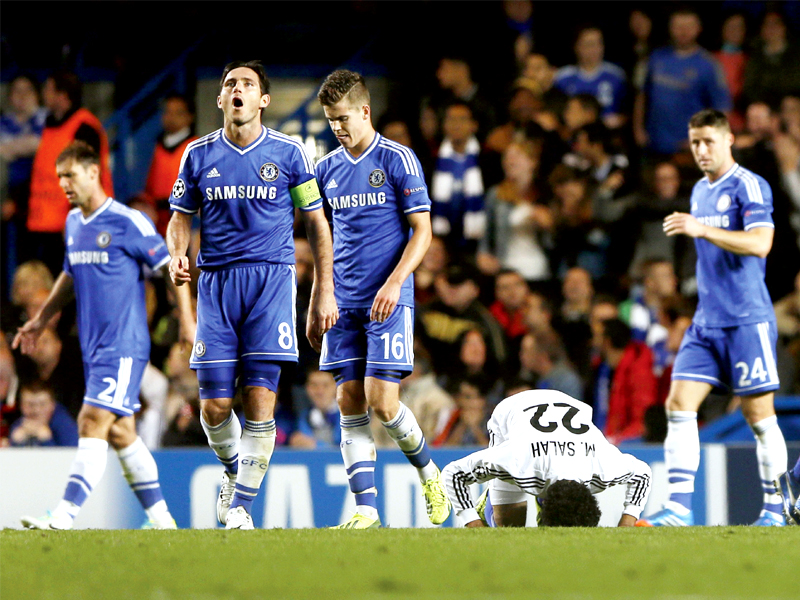 the loss to basel ended chelsea s run of 29 home champions league games without defeat photo reuters