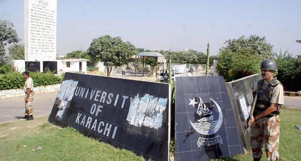 on receiving the report ku vice chancellor prof dr muhammad qaiser while forwarding the case to the ku disciplinary committee barred all three students from entering the university for a week photo file