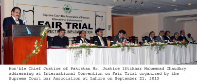 fair trial convention injustice leads to security challenges chief justice