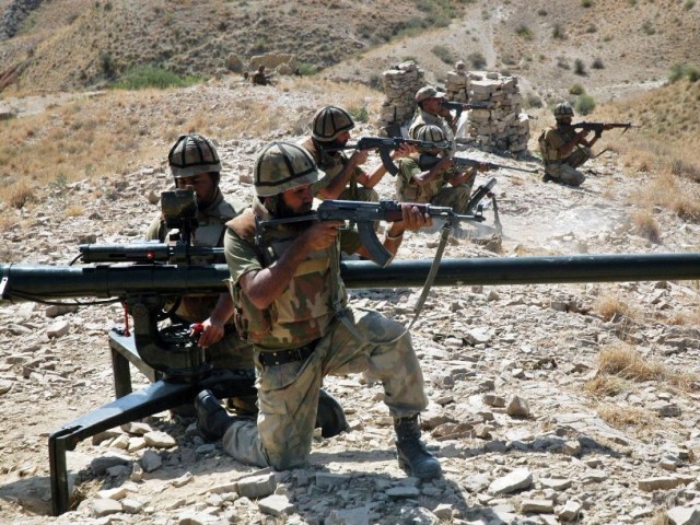 a group of militants was attempting to cross over the afghanistan border into pakistan photo file