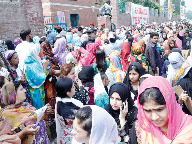 the candidates are competing for 6 455 mbbs and 931 bds seats at 20 public and 40 private colleges photo shafiq malik express the candidates are competing for 6 455 mbbs and 931 bds seats at 20 public and 40 private colleges photo shafiq malik express