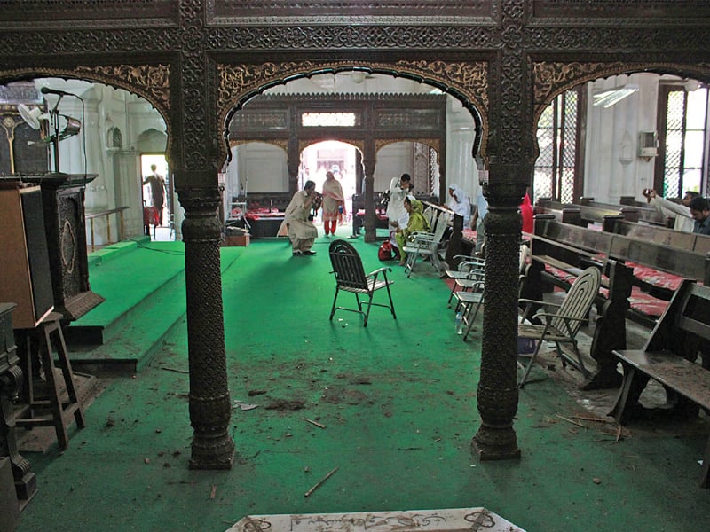 the interior of all saints church photo muhammad iqbal expres