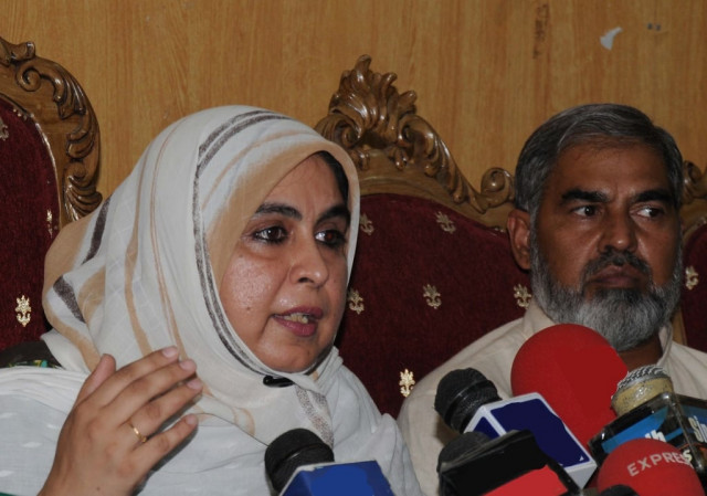 masood janjua s wife notes contradictory statements from military officials about her husband s fate photo file masood janjua s wife notes contradictory statements from military officials about her husband s fate photo file