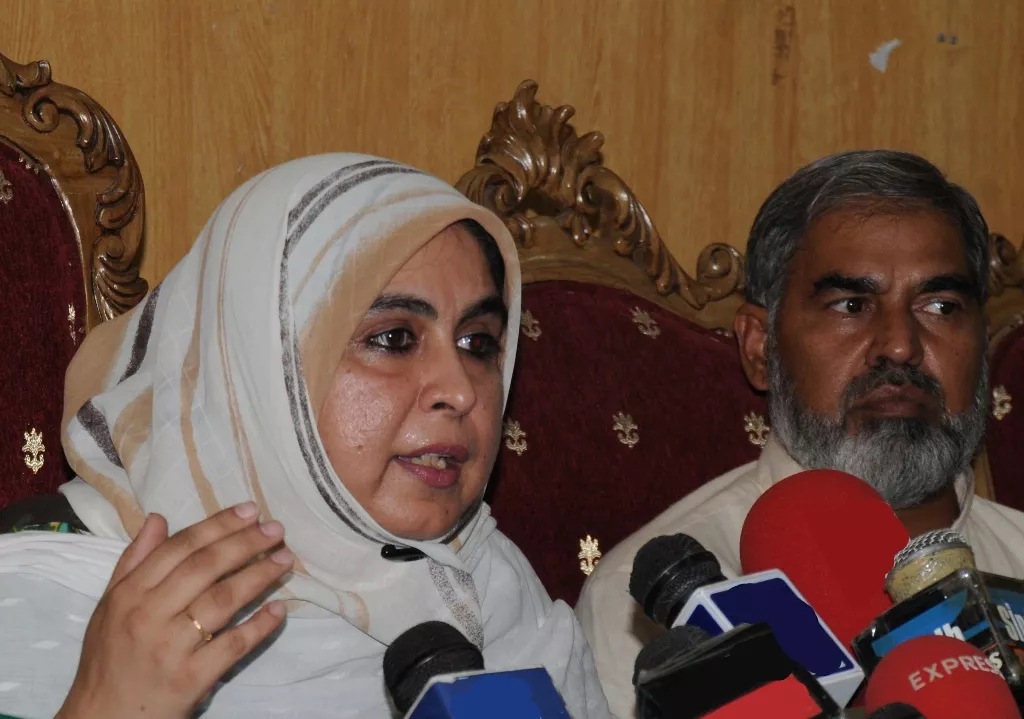 masood janjua s wife notes contradictory statements from military officials about her husband s fate photo file masood janjua s wife notes contradictory statements from military officials about her husband s fate photo file