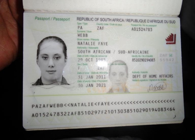 a photo of samantha lewthwaite 039 s fake south african passport that was released by kenyan police in december 2011 photo afp a photo of samantha lewthwaite 039 s fake south african passport that was released by kenyan police in december 2011 photo afp