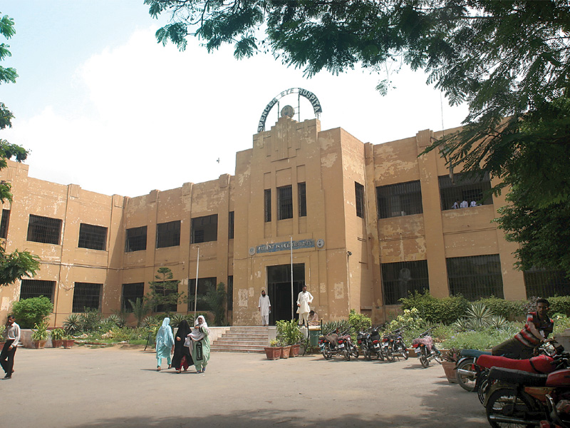 the number of patients at spencer eye hospital in lyari has reduced considerably over the years and many of its staffers attribute the decline to the unstable location of the hospital photo athar khan express