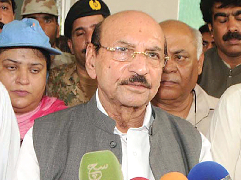sindh cm qaim ali shah and opposition leader in na khurshid shah visited quake hit areas photo nni