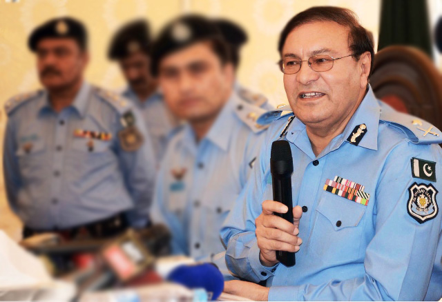 itp fell to its lowest during the tenure of ig islamabad bani amin khan photo inp file