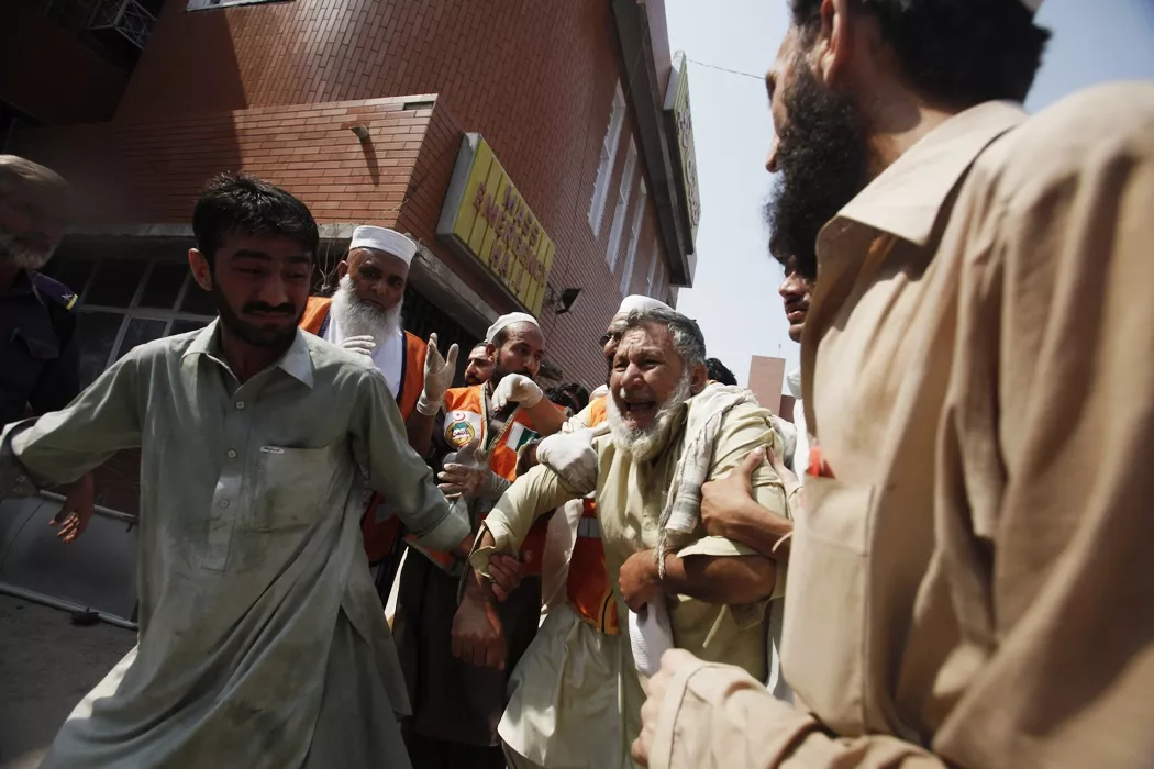 a man cries over the death of his relative who was killed in a bomb blast at a hospital in peshawar september 29 2013 photo reuters a man cries over the death of his relative who was killed in a bomb blast at a hospital in peshawar september 29 2013 photo reuters