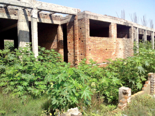 since 2009 no funds have been released for the degree college for boys in dhoke syedan photo muhammad javaid express