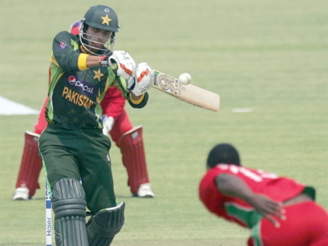 with poor batting averages both in tests and odis amin has yet to establish himself as a batsman at the international stage photo afp