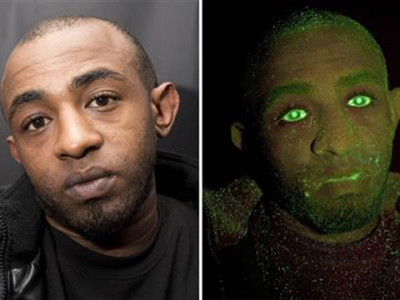 thief caught green handed by british police trap