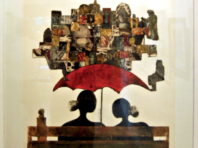 the exhibition depicts two artists journey of self discovery photo muhammad javaid express the exhibition depicts two artists journey of self discovery photo muhammad javaid express