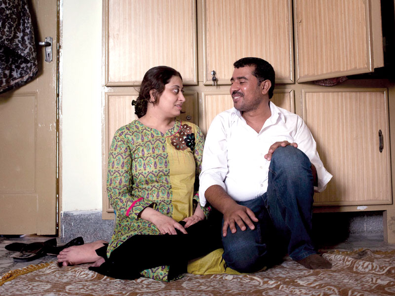 adil tries to reassure suha at their home in rawalpindi photo myra iqbal express