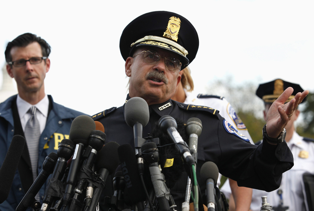 us capitol police chief kim dine speaks during a news conference about a shooting near the us capitol in washington october 3 2013 photo reuters