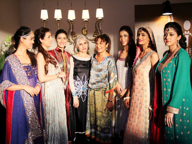 designer s collection comprises dabka gota sequins and delicate work