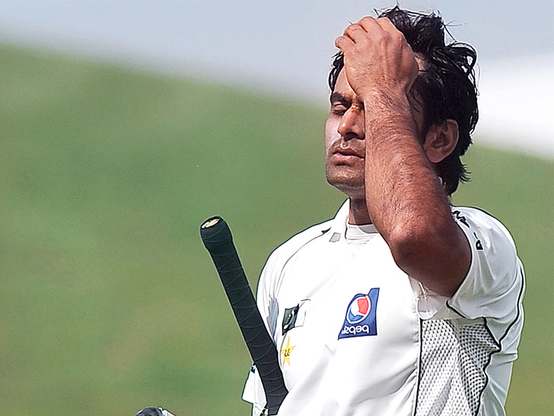 hafeez s axing from the longest format of cricket had been on the cards for some time before yesterday s final seal of rejection photo afp
