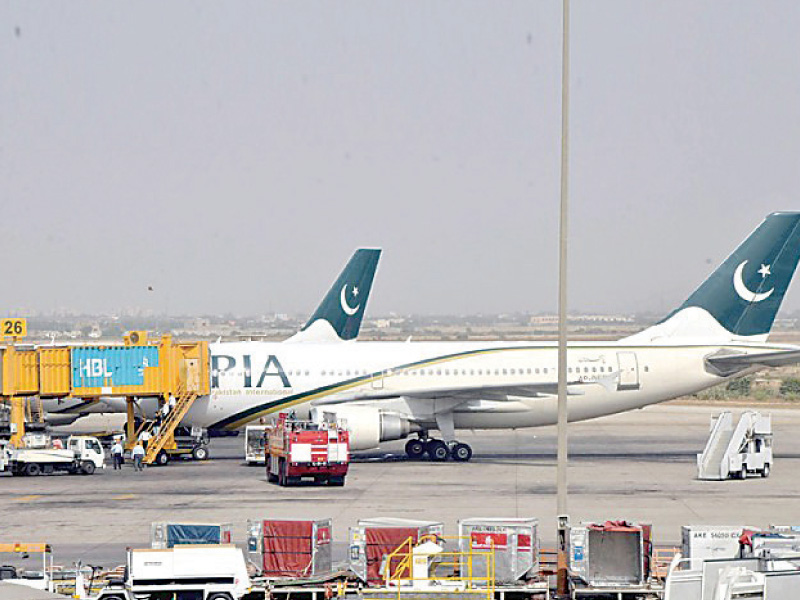 while pia has 38 aircraft the number of functional planes is not more than 26 and many of them are old with a high operational cost photo file