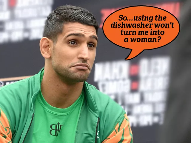 amir khan was trending yet again this time for suggesting that cooking is only a woman s job and on his part he always avoids doing household chores because of the fear of transforming into a woman amir khan was trending yet again this time for suggesting that cooking is only a woman s job and on his part he always avoids doing household chores because of the fear of transforming into a woman