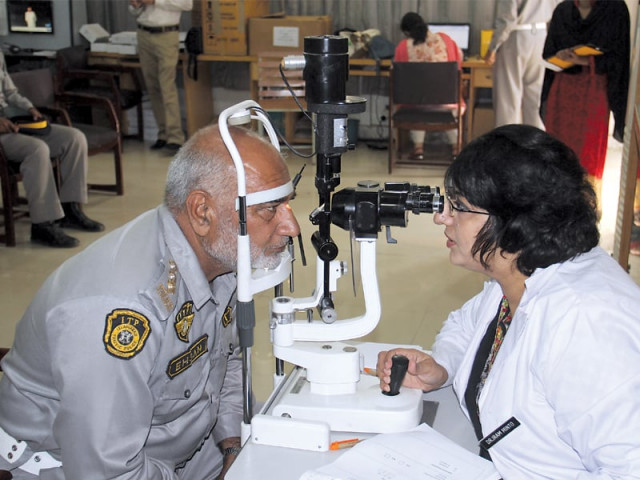 the camp was set up in connection with world sight day which falls on october 10 photo express the camp was set up in connection with world sight day which falls on october 10 photo express