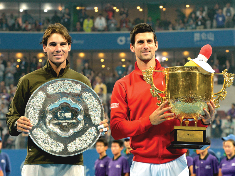 djokovic held his serve throughout the match clinching the title in just 87 minutes photo afp