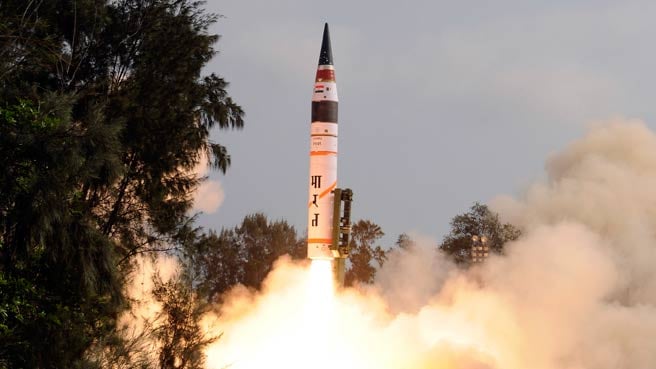 file photo of an indian missile launch photo reuters