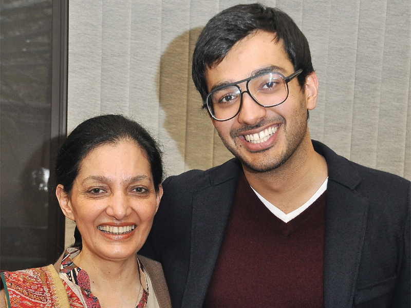 seema the brains behind bareeze with her son zain photo publicity