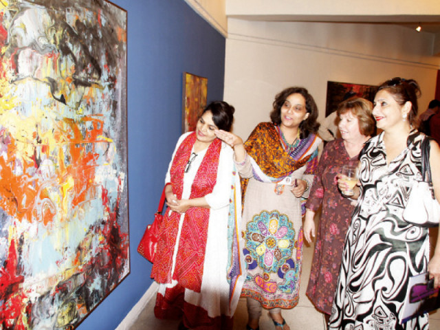 the artist had used oil on canvas enamel on canvas gloss paint on photographs oil and collage on canvas oil and enamel on canvas and mixed media on canvas photo abid nawaz express the artist had used oil on canvas enamel on canvas gloss paint on photographs oil and collage on canvas oil and enamel on canvas and mixed media on canvas photo abid nawaz express