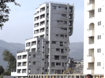 reconstruction at ground zero eighteen storey complex to replace margalla towers