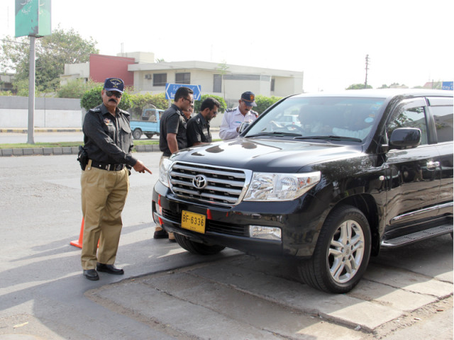 the ongoing drive to rid karachi of unfit and illegal vehicles spares no one whether he is a government official or a businessman photo file the ongoing drive to rid karachi of unfit and illegal vehicles spares no one whether he is a government official or a businessman photo file