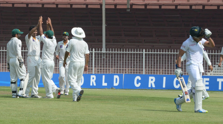 shahzad hit 66 in a pakistan 039 a 039 score of 230 4 in reply to south africa 039 s 354 8 photo pcb