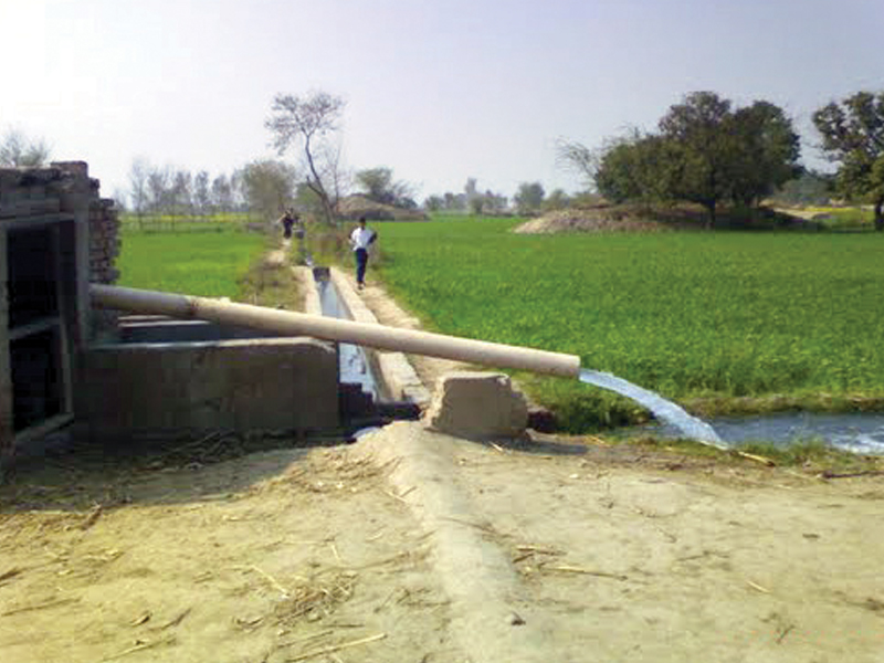 according to agriculture census farmers operate 1 1 million tube wells across the province for watering their crops photo file