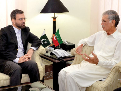 pak iran ties ambassador invites khattak for a visit