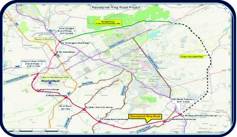 Rawalpindi Islamabad Ring Road Map Work On Ring Road To Start In May