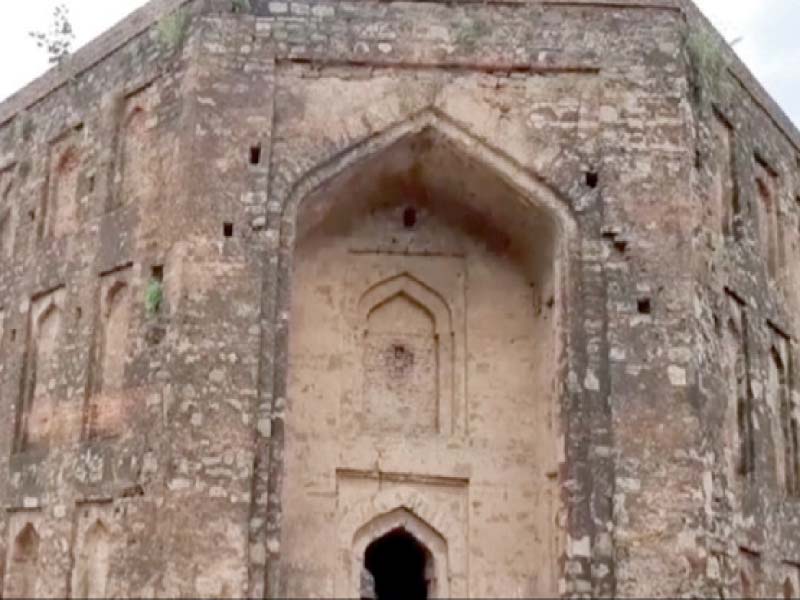 the bricks of the historic rawat fort are crumbling due to official neglect photo express