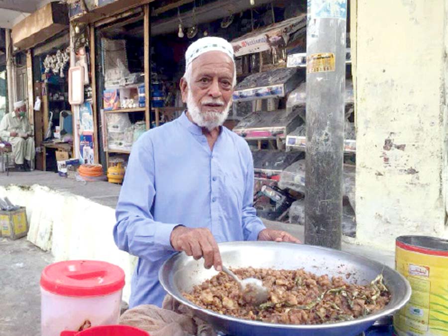hameed s stall in kabaddi bazar is a favorite among rawalpindi s foodies photo express