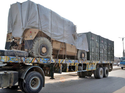 nato supplies two containers torched in khuzdar nato supplies two containers torched in khuzdar