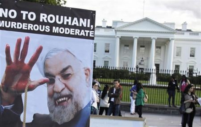 iranian americans protest against a conversation between obama and rouhani outside the white house in washington photo reuters iranian americans protest against a conversation between obama and rouhani outside the white house in washington photo reuters