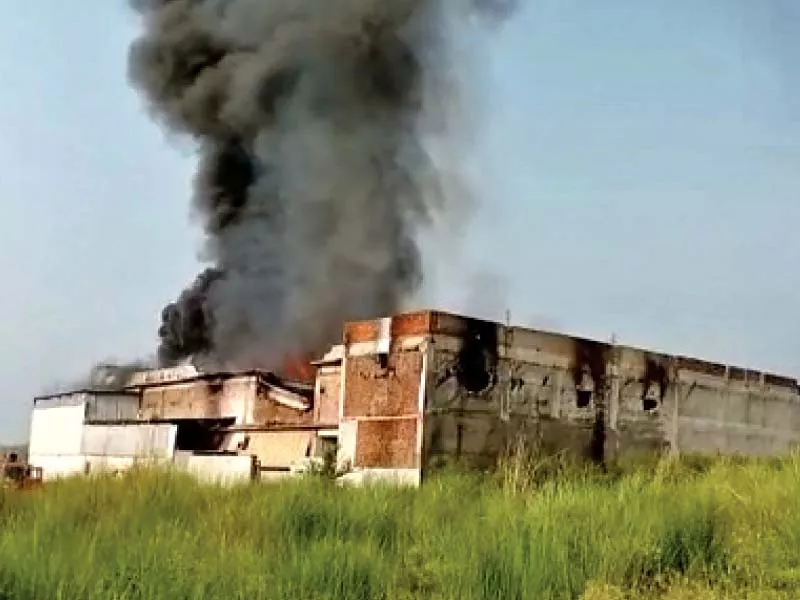 factory fire put out after 21 hours