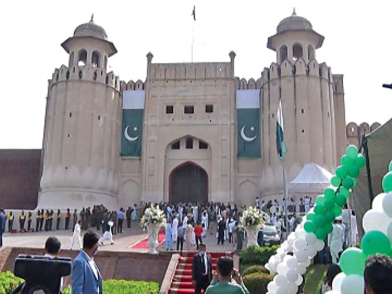 ceremonies were held in public and private offices housing societies markets and commercial centres across the provincial metropolis photos imtiaz khan farrukh asif waseem niaz express