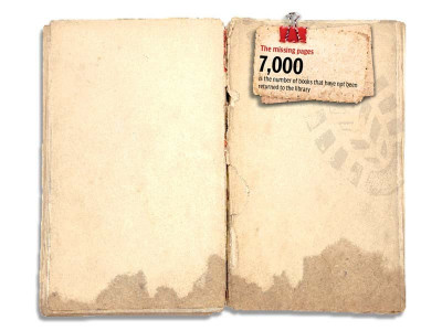 a library by the dusty streets a library by the dusty streets